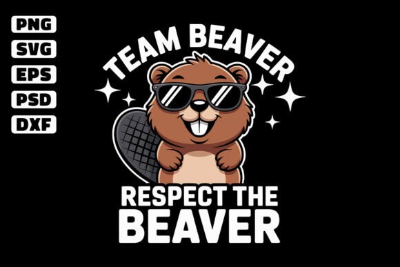 Download Team Beaver Funny Cartoon Animal SVG - Svg Collection