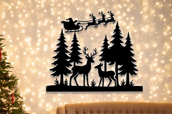 Download Laser Cut Christmas Forest Decor SVG - Svg Collection