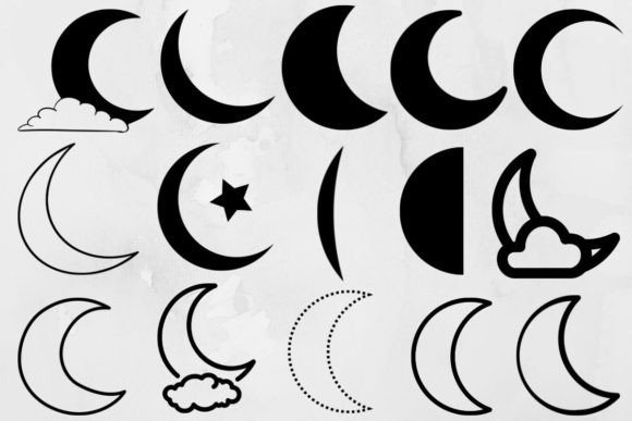 Download Crescent Moon Svg Bundle - Svg Collection