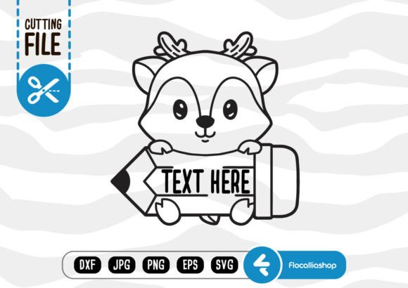 Download Woodland Pencil Art SVG, Deer SVG - Premium Resources