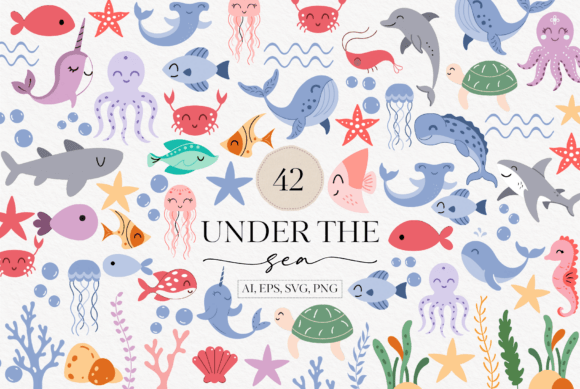 Download Under the Sea SVG Bundle - Svg Collection