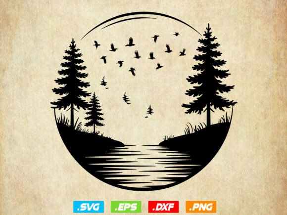 Download Forest Scene SVG,Forest Decor Svg,Forest - Svg Collection