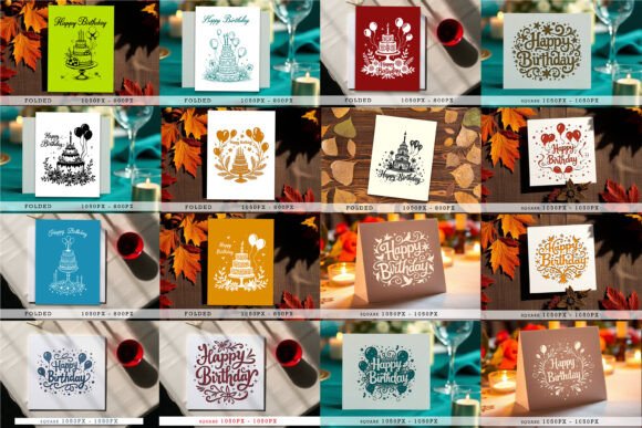 Download Cricut Happy Birthday Card SVG Bundle - Svg Collection