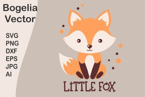 Download Little Fox Svg, Cute Baby Fox, Woodland - Svg Collection