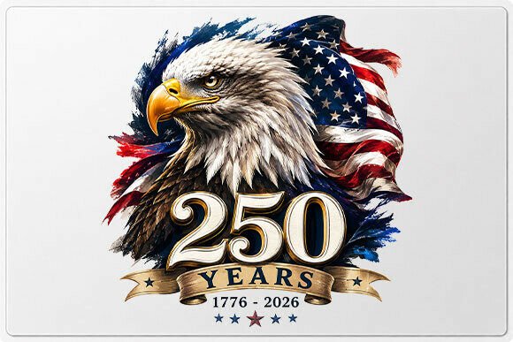 Download Patriotic Eagle USA 250 PNG - Eagle Collection