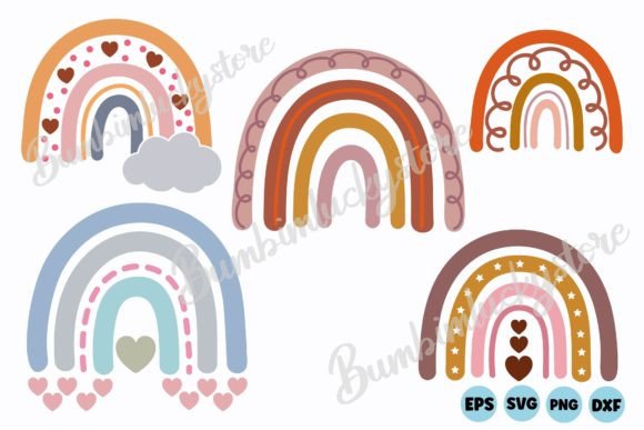 Download Boho Rainbows Svg - Svg Collection
