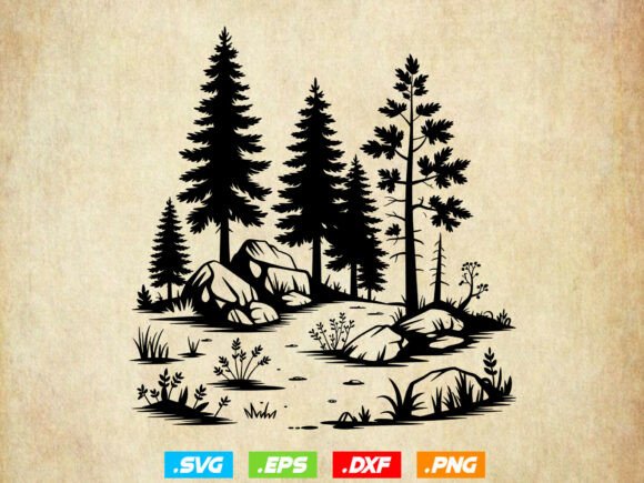 Download Forest Scene SVG,Forest Decor Svg,Forest - Svg Collection