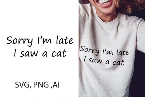 Download Cat Funny T-shirt Design (Ai, SVG, PNG) - Svg Collection