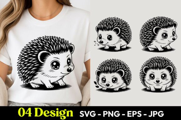 Download Cute Hedgehog SVG PNG - Svg Collection