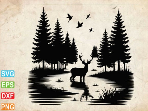 Download Forest Scene SVG, Forest Decor Svg - Svg Collection