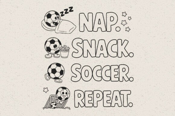 Download Nap Snack Soccer Repeat Kids SVG - Svg Collection