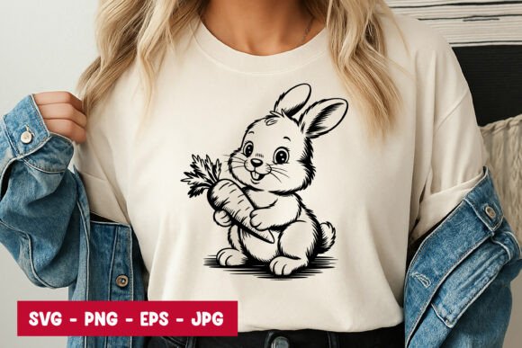 Download Baby Bunny Cute Cartoon Animal SVG PNG - Svg Collection