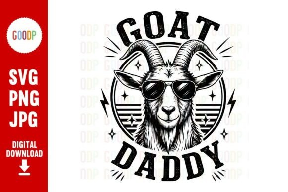 Download Goat Daddy Retro Father Funny SVG - Svg Collection