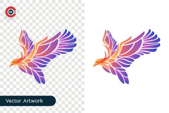 Download Abstract Flying Eagle Vector Artwork - Eagle Collection